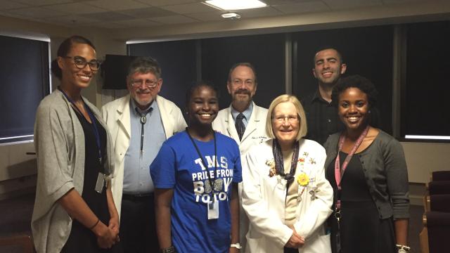 NIH faculty with patient